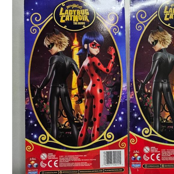 Miraculous Ladybug & Cat Noir Movie Exclusive 11 Cat Noir Action Doll NWT - Picture 2 of 3